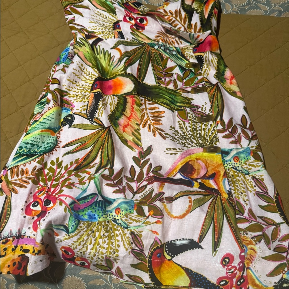 FARM Rio Multicolor Tropical Mini Dress - Picture 3 of 6